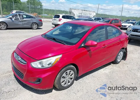 2016 Hyundai Accent Se from USA, damaged, VIN KMHCT4AE1GU021752